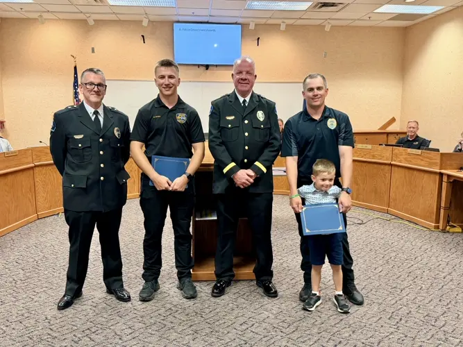 Alliance Police Chief David Leavitt Recognizes Officers and Dispatchers for Outstanding Service