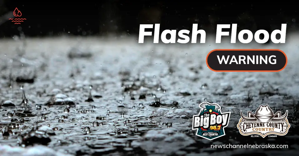 Flash flood warning issued for Cheyenne, Kimball counties as storms continue