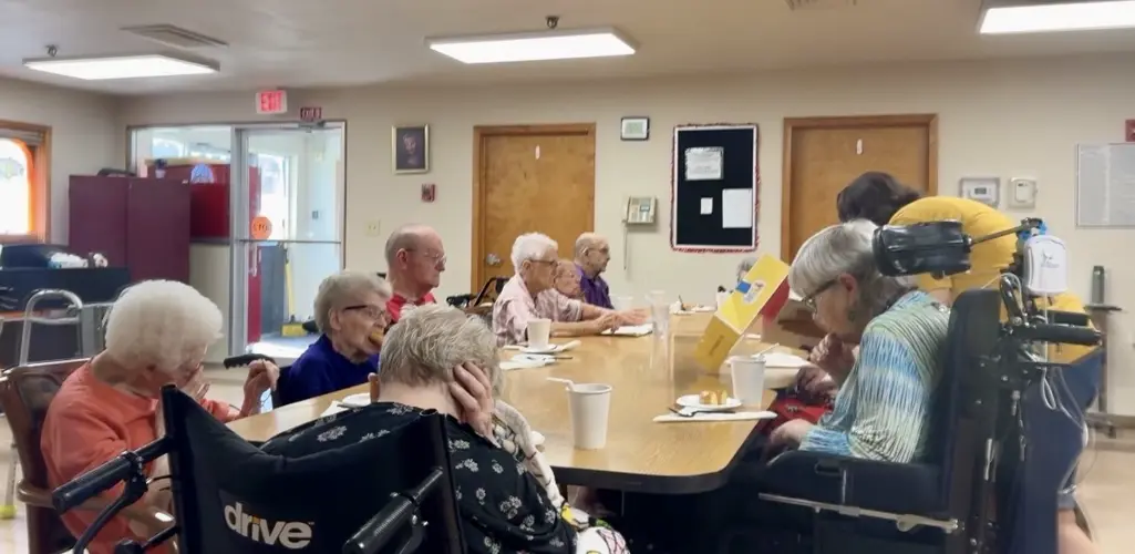 Kimball County Manor residents participate in weekly reading club