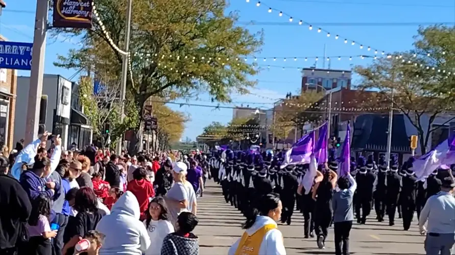 Grand island’s Historic harvest of harmony parade takes over the streets