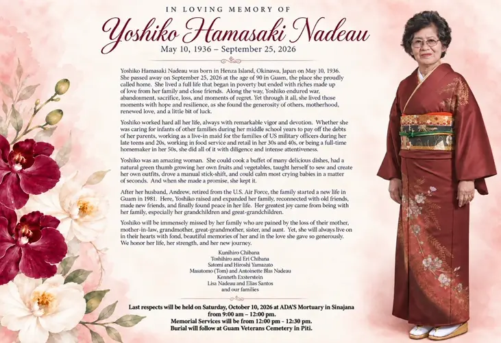 Yoshiko Hamasaki Nadeau