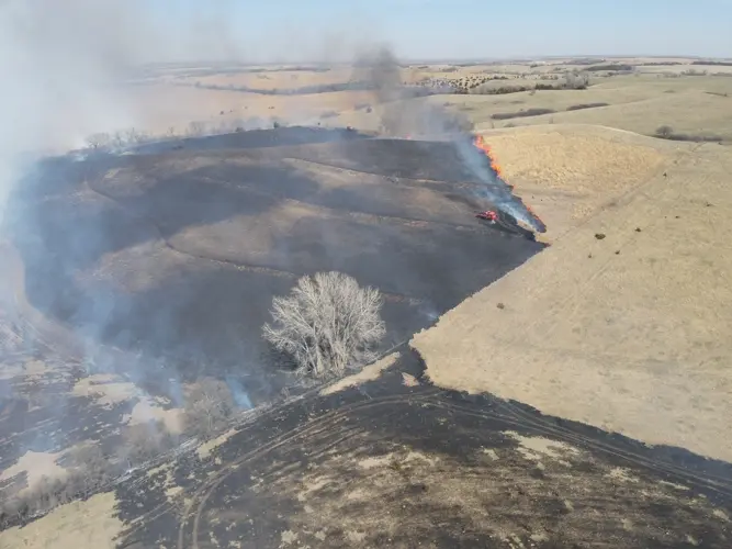 Stanton County fire burns 82 acres