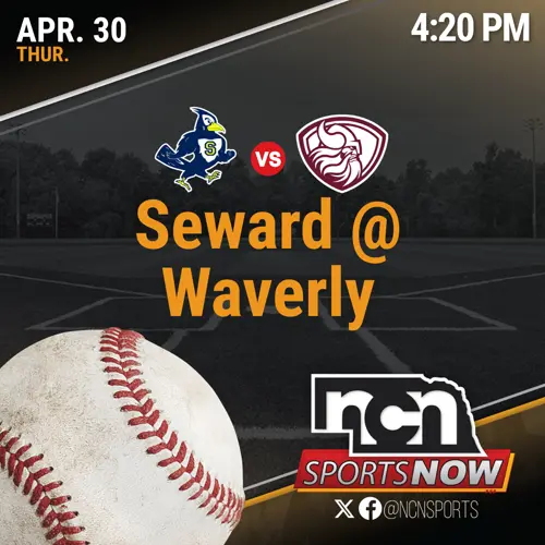 APRIL 30 (4:20 PM CT) - Seward vs Waverly (NCN TV)