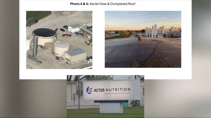 Actus Nutrition says tank cover installed, further odor mitigation underway