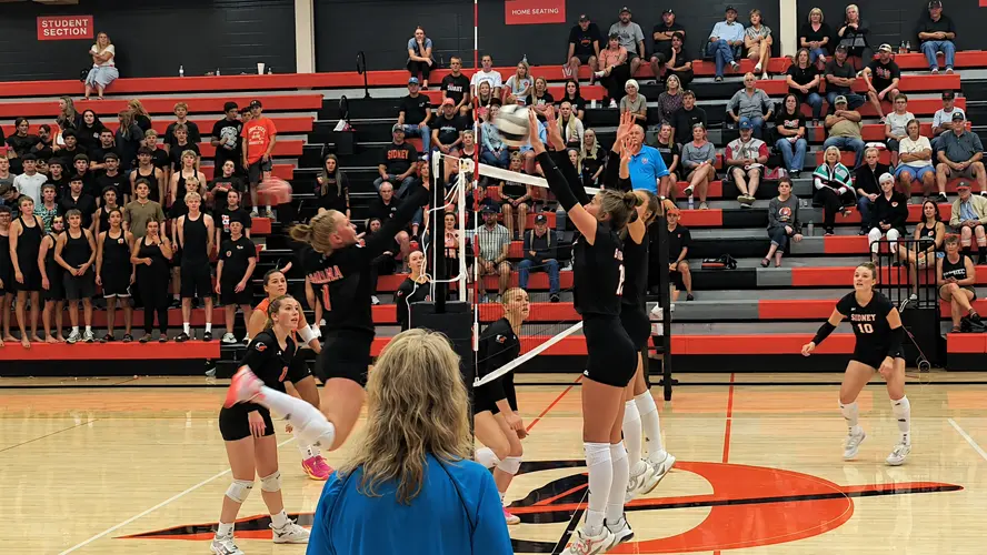 Ogallala rallies past Sidney in five-set thriller