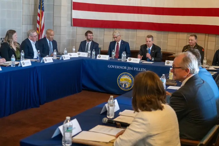Pillen eyes more state budget cuts to help offset local property taxes