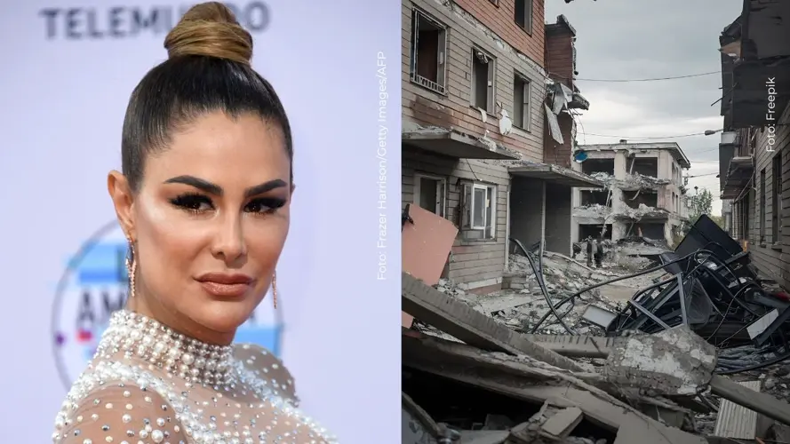 Ninel Conde vive fuerte susto durante terremoto en Colombia
