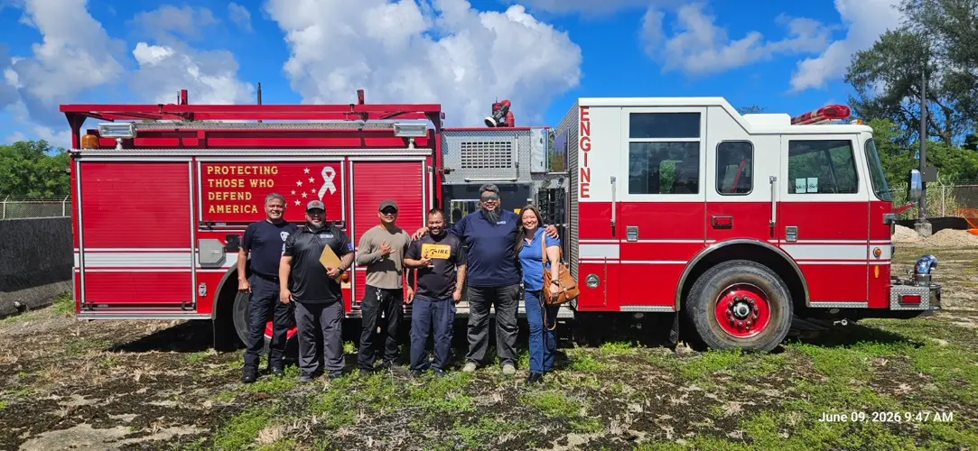 GFD gets new fire engine from Agriculture, federal program