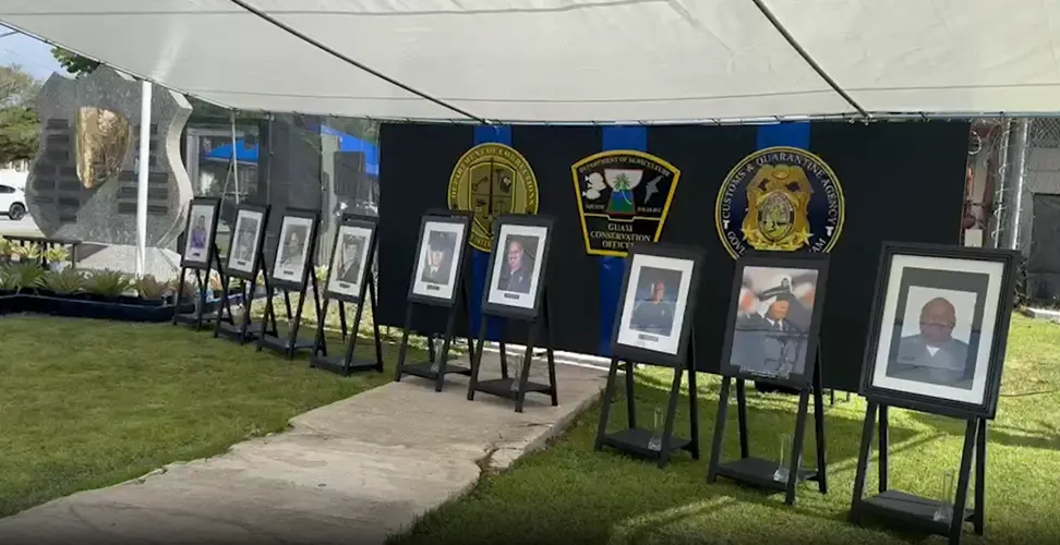 Peace officers memorial & wreath-laying ceremony