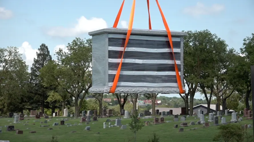 Straight out of Canada, Fairbury cemetery receives second columbarium