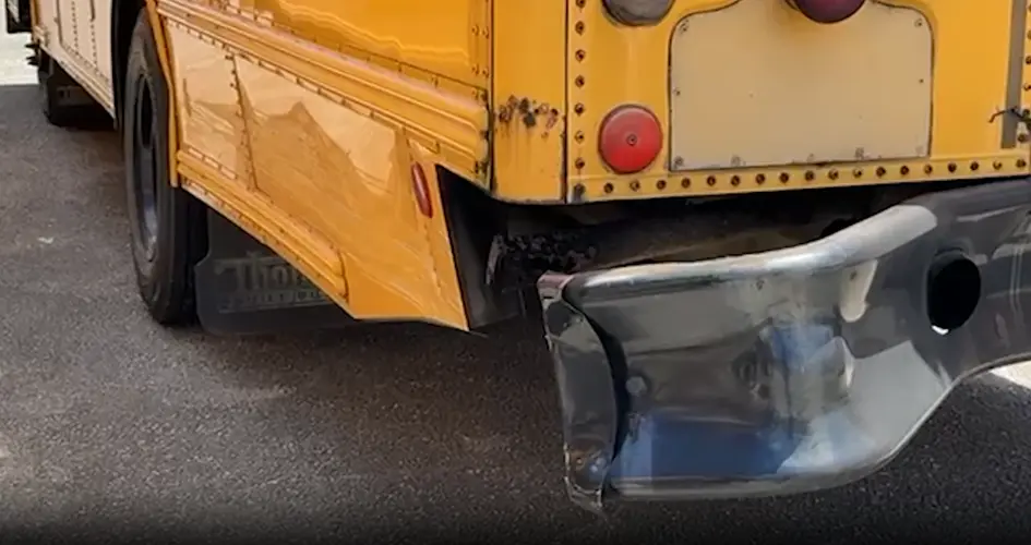 Elementary school students safe after car crashes into school bus in Yigo