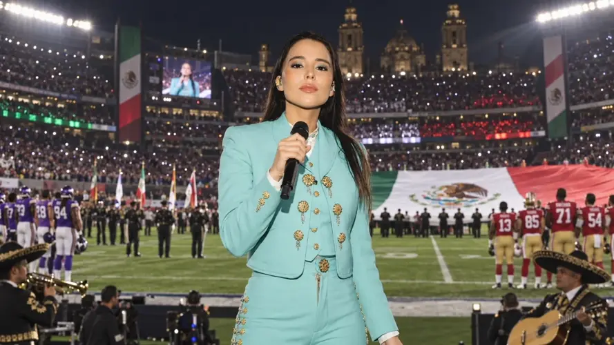 Majo Aguilar pondrá voz al Himno Nacional Mexicano en el regreso de la NFL a México