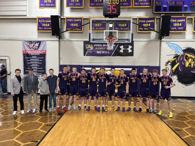 Pine Bluffs boys and girls basketball teams are on their way to state
