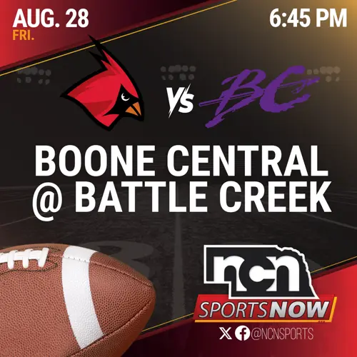 AUG 28 (6:50 PM CT) - Boone Central vs Battle Creek (NCN TV)