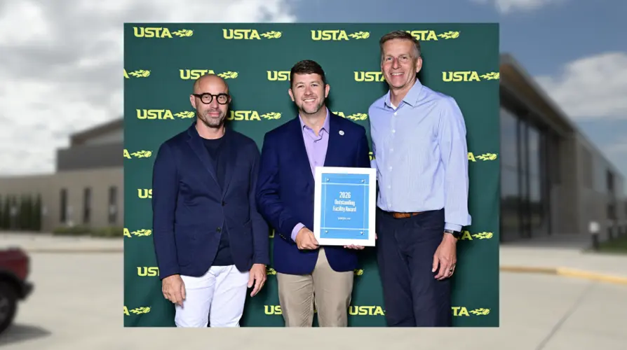 Ernest Grundy Tennis Center earns national facility award at U.S. open