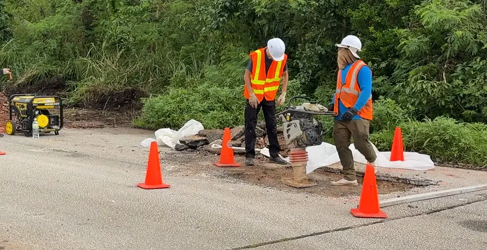 Pothole repairs aim to improve road safety