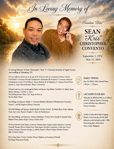 Sean "Kris" Christopher Convento