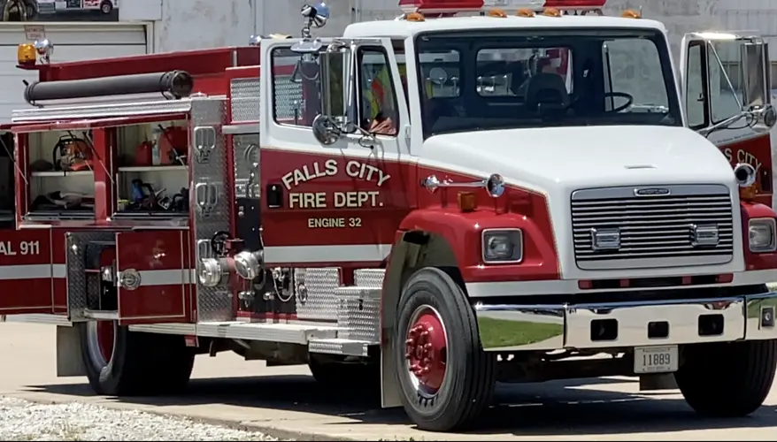 Interior crews face flames, heavy smoke
