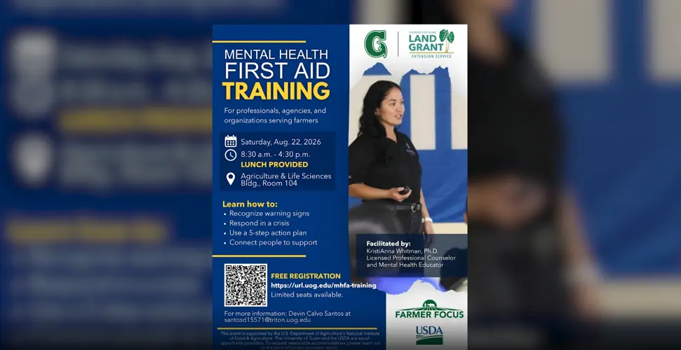 UOG offers mental health first aid training