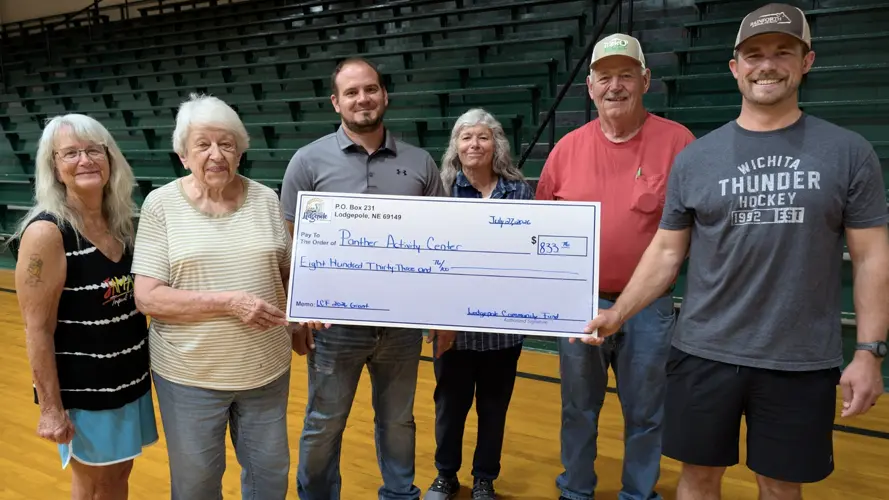 Lodgepole Community Fund awards grant to Panther Activity Center