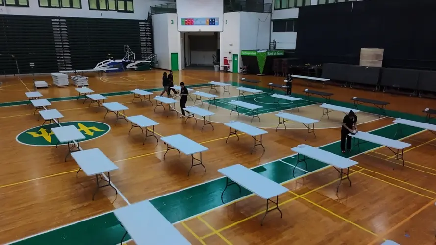 GEC transforming UOG field house into Election Central