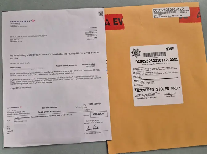 Douglas County investigators recover nearly $1.15 million for scam victims in 2026