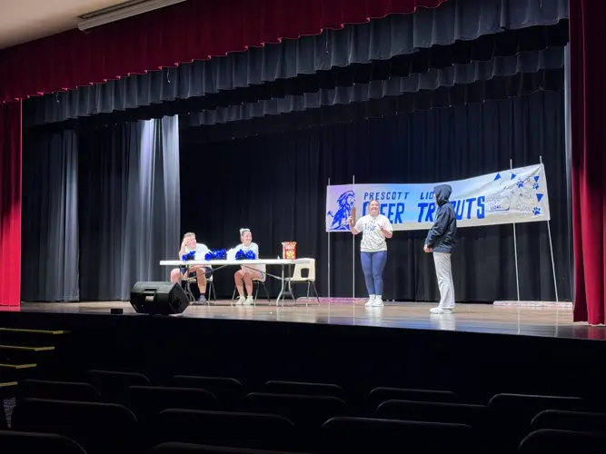 Kimball One Act performs Dress Rehearsal with audience participation