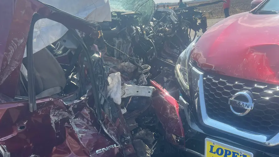 Hispana lucha después de accidente