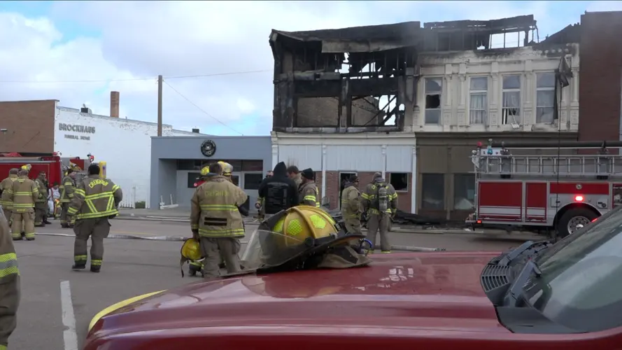 Creighton Main Street fire devastates three buildings, drains city’s water tower
