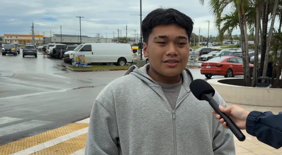 Three generations of island residents share Super Typhoon Bavi perspective