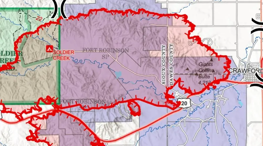 Sidney sends units to South Fork Fire