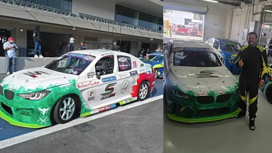 Luis Ángel “El Flaco” cambia el escenario por la pista y debuta como piloto