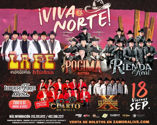 Viva el Norte Tour encenderá Nebraska
