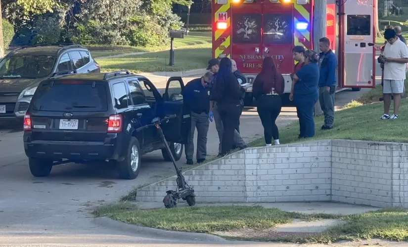 Juvenile hit on scooter on Fourth Corso