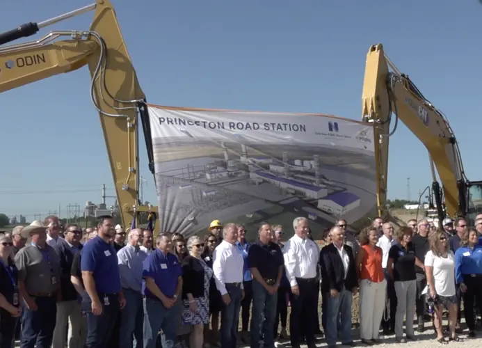 NPPD celebrates groundbreaking, at Princeton Road Station