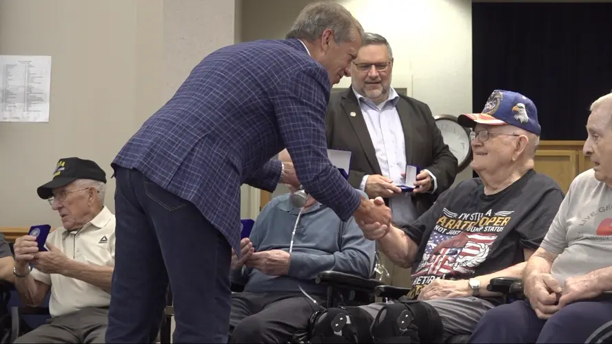 ’It’s an honor’: Korean War veterans receive medallions in Norfolk