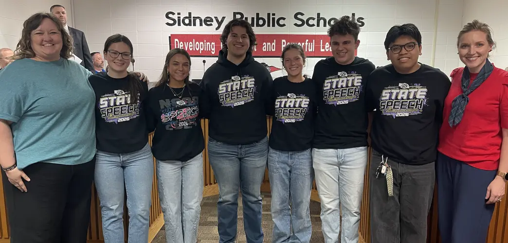 Sidney High Speech Team completes successful season