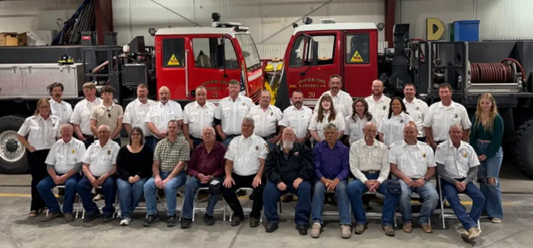Potter Volunteer Fire Department honors members, reports 2025 activity