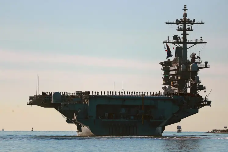 Trump says USS Lincoln’s record time at sea during Iran operations ‘not nearly long enough’