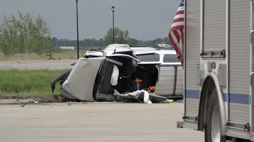 Fleeing suspect crashes in Norfolk, seriously injuring two