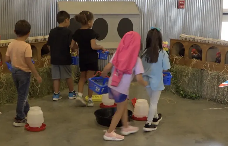 Little Feet on the Farm gives young visitors a hands-on lesson in agriculture
