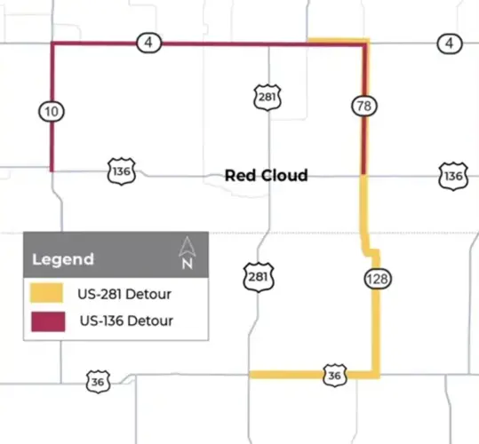 Autopista Red Cloud cerrará por obras