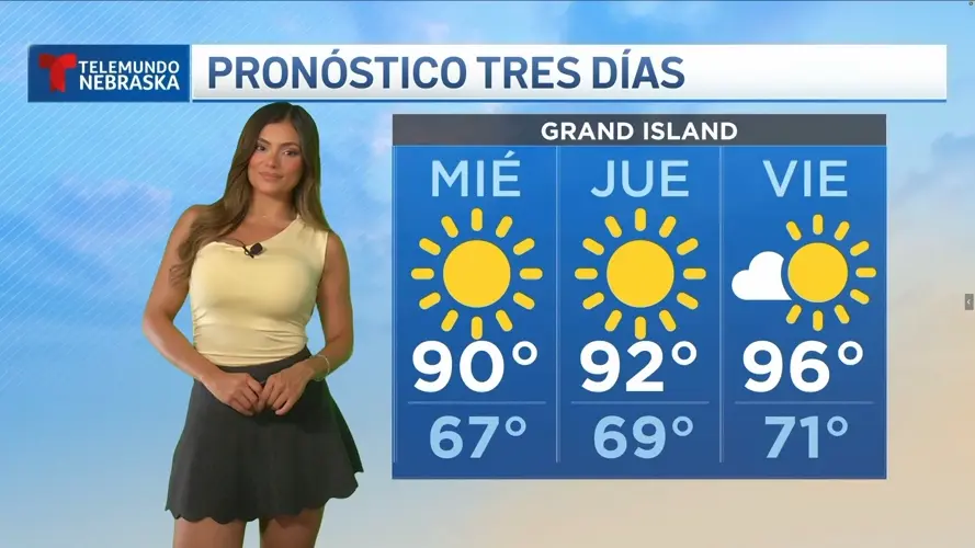 Calor moderado ahora, calor extremo hacia el fin de semana