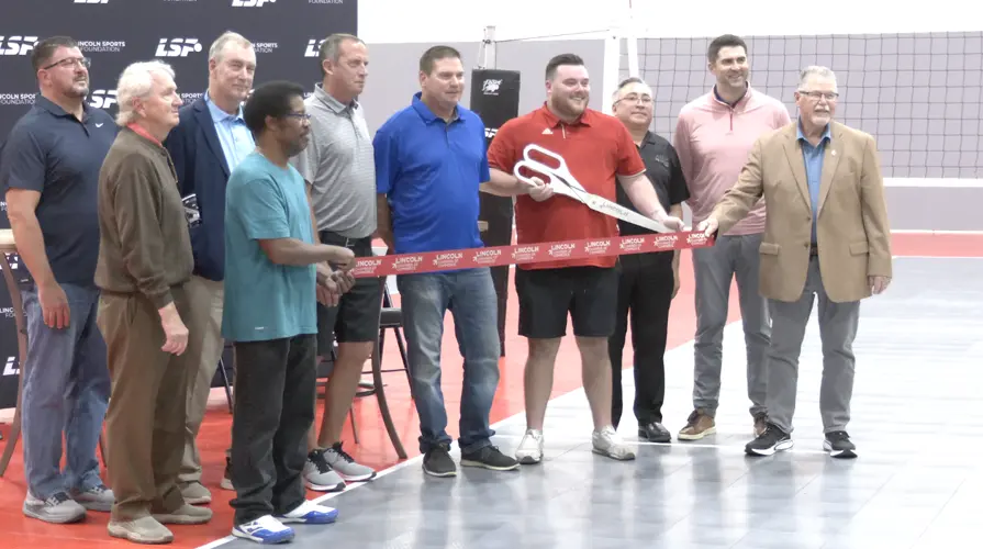 Lincoln Sports Foundation Campus cuts ribbon on four new volleyball courts