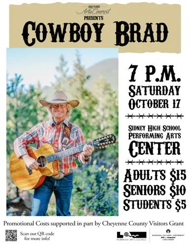 Cowboy Brad coming to Sidney in October