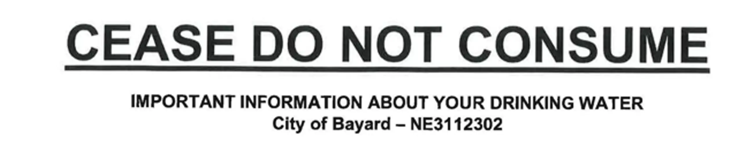 Bayard's Do Not Consume Order Officially Lifted