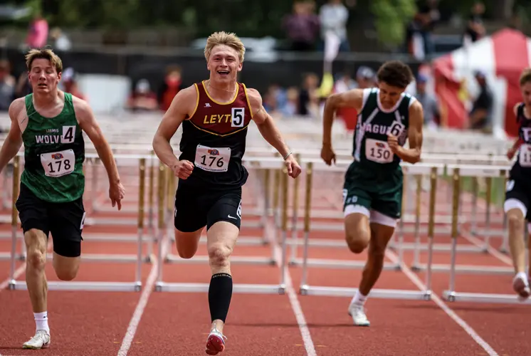 Lowery wins state high jump title as area athletes shine at Burke Stadium