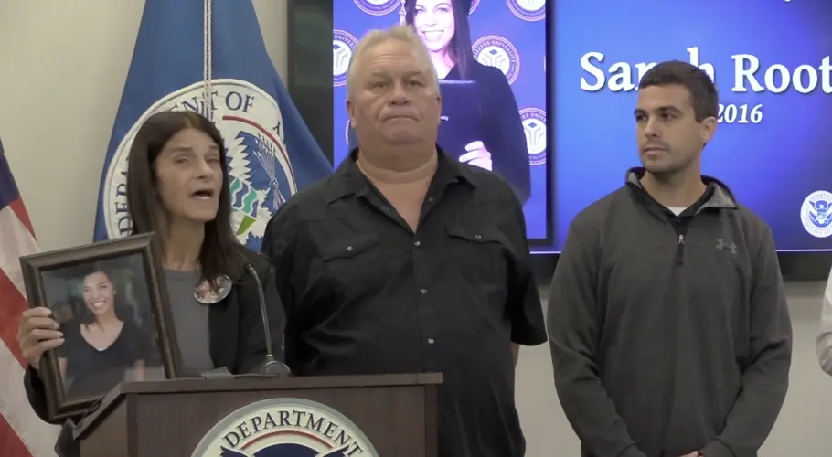 A decade later, Sarah Root’s family meets agents who captured her killer