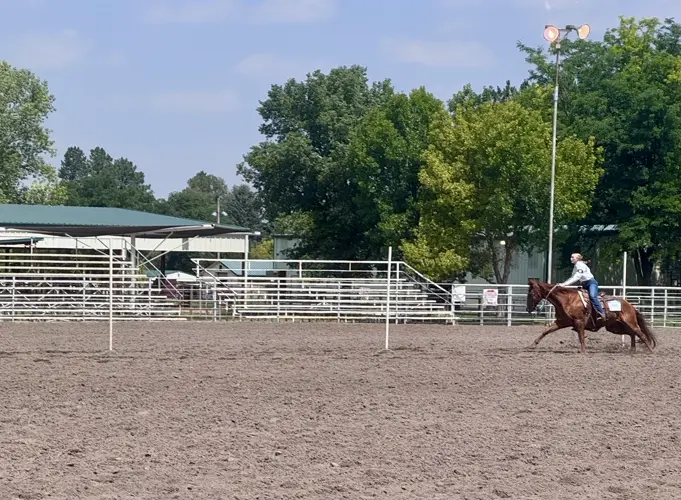 Kyndal Reich takes home Pole Bending Senior Grand Champion