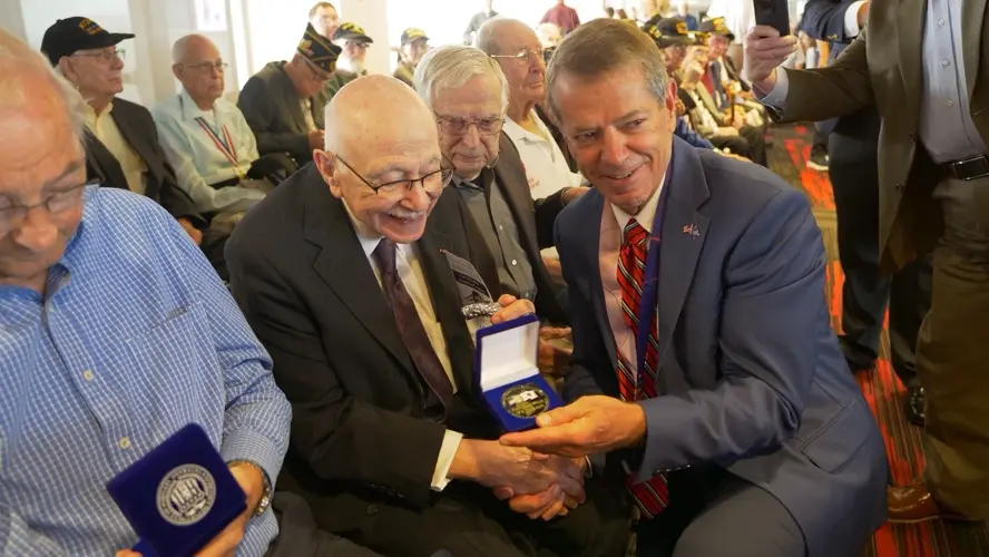 Nebraska honors 82 Korean War veterans at Memorial Stadium ceremony
